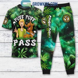 Scooby-Doo Scoobie Doobie Puff Puff Pass Fleece Pajamas Set