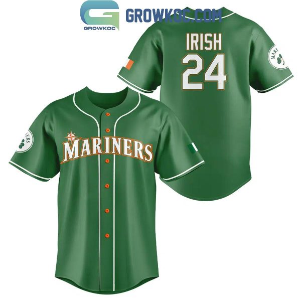 Seattle Mariners 2024 Irish Heritage Baseball Jersey