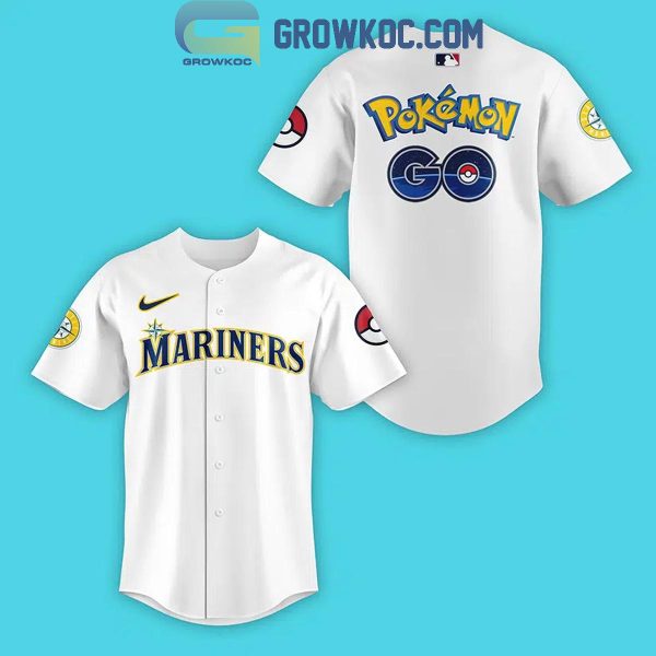 Seattle Mariners 2024 Pokemon GO Baseball Jersey