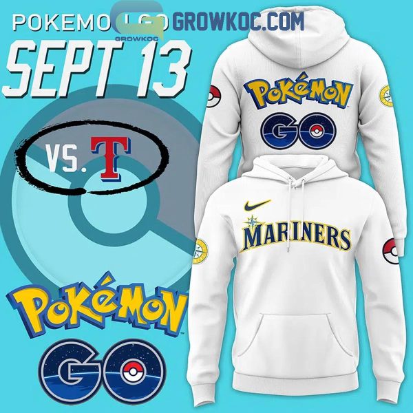 Seattle Mariners 2024 Pokemon GO Night 2024 Hoodie T-Shirt