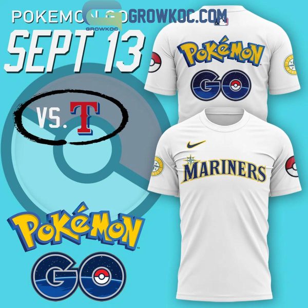 Seattle Mariners 2024 Pokemon GO Night 2024 Hoodie T-Shirt