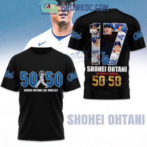 Shohei Ohtani Los Angeles Dodgers 50 50 Club 2024 Hoodie T-Shirt