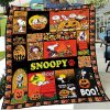 Snoopy Being Cool Is My Costume For Halloween Fleece Blanket Quilt