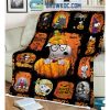 Snoopy Grinch IT Vampire Frankenstein Monster Personalized Fleece Blanket Quilt