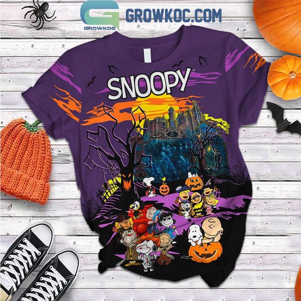 Snoopy Halloween In Haunted Mansion 2024 Hoodie T-Shirt