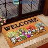 Snoopy Happy Fall Season Welcome Friends Personalized Doormat