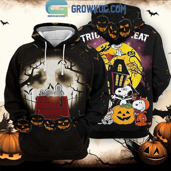 Snoopy In Halloween Spooky Vibe With Friend Hoodie T-Shirt