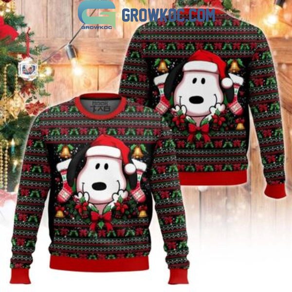 Snoopy Is Waiting For Christmas Ugly Sweater