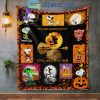 Snoopy The Witch Happy Snoopyween Halloween Fleece Blanket Quilt