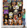 Snoopy On A Dark Desert Highway Cool Wind In My Hair Halloween Fleece Blanket Quilt