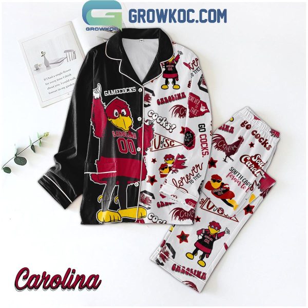 South Carolina Gamecocks 2024 Forever Fan To Thee Polyester Pajamas Set