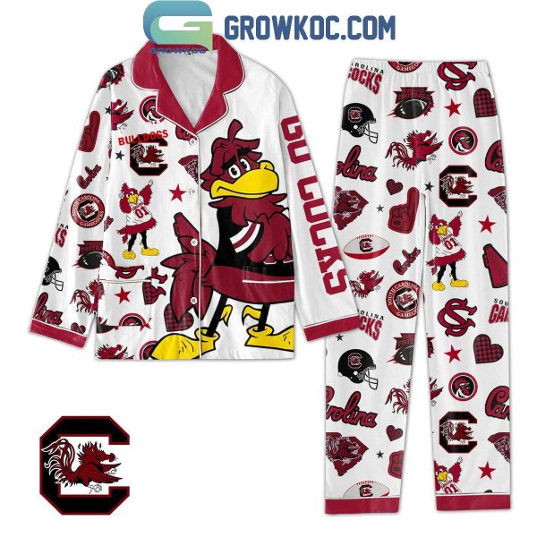 South Carolina Gamecocks 2024 Go Cocks Polyester Pajamas Set