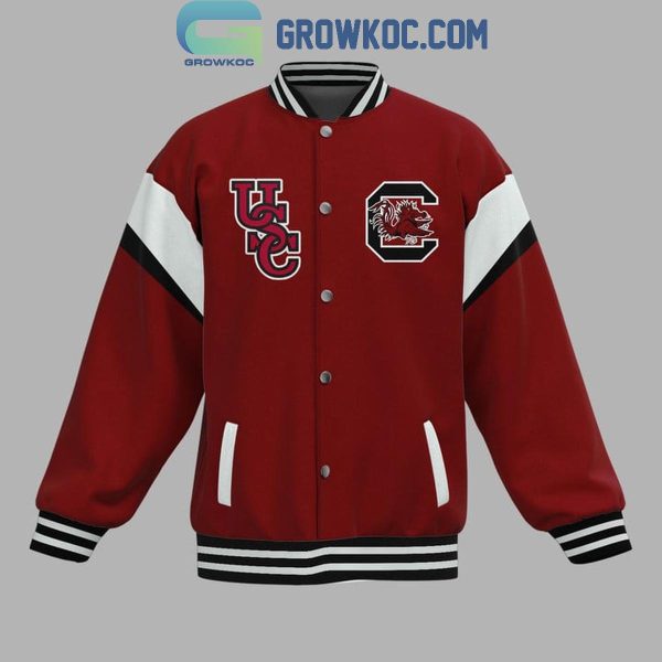 South Caroline Gamecocks Rock So Get Used To It Baseball Jacket