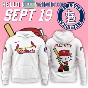 St. Louis Cardinals Hello Kitty Night September 19th Hoodie T-Shirt