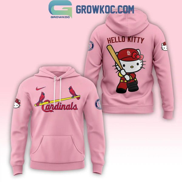 St. Louis Cardinals Pink Dream Hello Kitty Night September 19th Hoodie T-Shirt