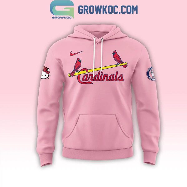 St. Louis Cardinals Pink Dream Hello Kitty Night September 19th Hoodie T-Shirt