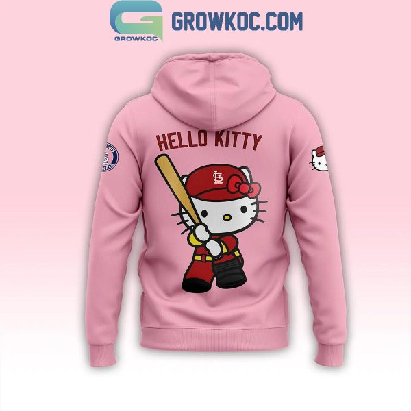 St. Louis Cardinals Pink Dream Hello Kitty Night September 19th Hoodie T-Shirt