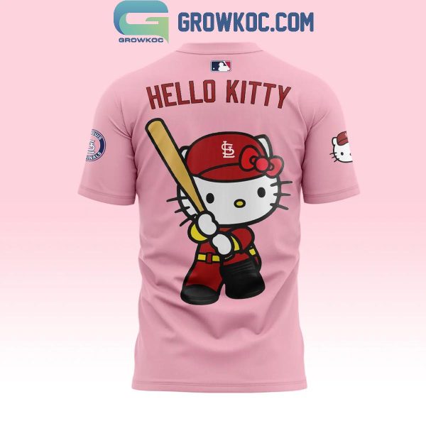 St. Louis Cardinals Pink Dream Hello Kitty Night September 19th Hoodie T-Shirt