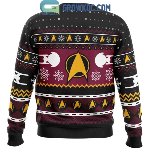 Star Trek Captain Picard Christmas Ugly Sweater