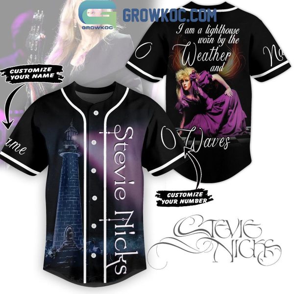 Stevie Nicks I Wanna Be The Lighthouse Personalized Baseball Jersey