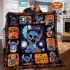 Stitch In Halloween Movies The Killer Ghostface Personalized Fleece Blanket Quilt