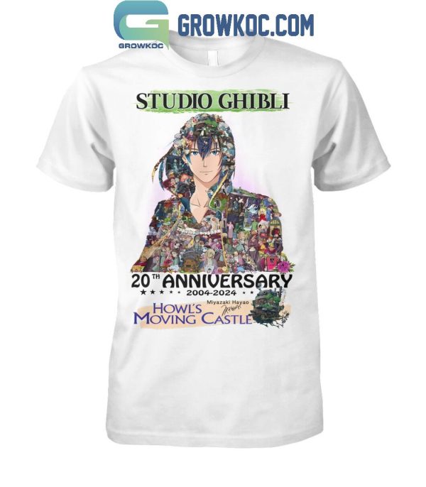 Studio Ghibli Howl’s Moving Castle 20th Anniversary T-Shirt