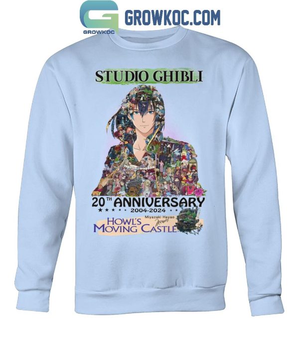 Studio Ghibli Howl’s Moving Castle 20th Anniversary T-Shirt