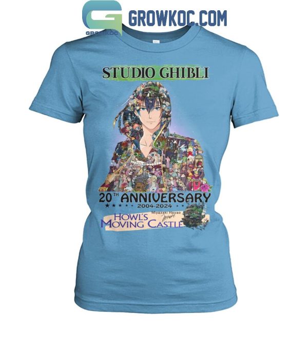 Studio Ghibli Howl’s Moving Castle 20th Anniversary T-Shirt