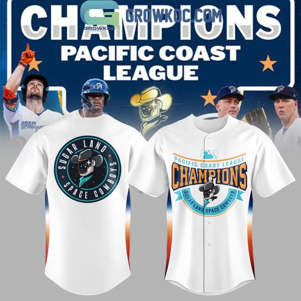 Sugar Land Space Cowboys 2024 Champions Pacific Coast Baseball Jersey