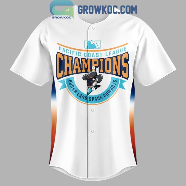 Sugar Land Space Cowboys 2024 Champions Pacific Coast Baseball Jersey