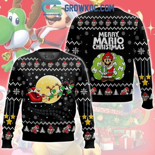 Super Mario Merry Mario Christmas Ugly Sweater