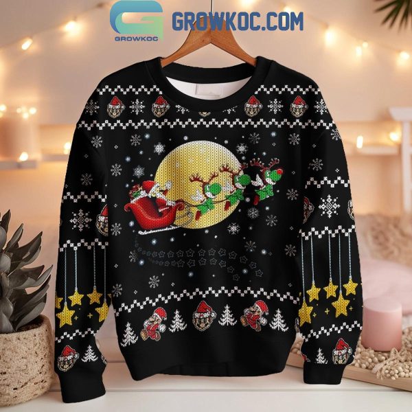 Super Mario Merry Mario Christmas Ugly Sweater