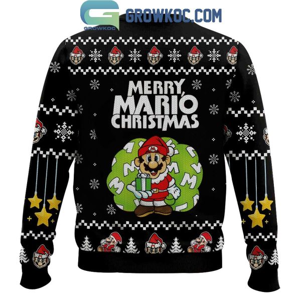 Super Mario Merry Mario Christmas Ugly Sweater