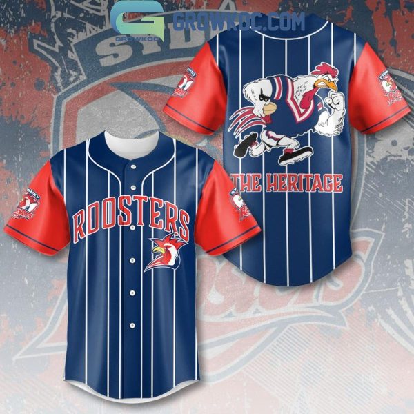 Sydney Roosters Since 1908 The Heritage 2024 Baseball Jersey