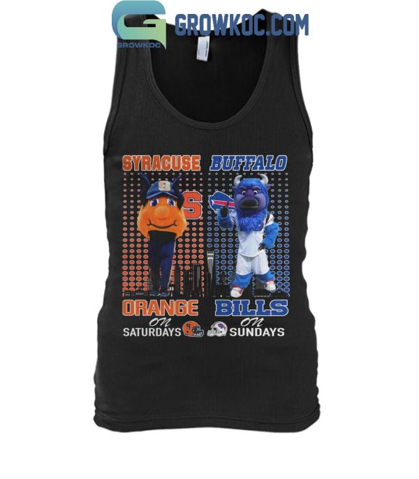 Syracuse Orange On Saturdays Otto Buffalo Bills Billy On Sundays T-Shirt