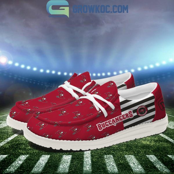 Tampa Bay Buccaneers 2024 Version Personalized Hey Dude Shoes