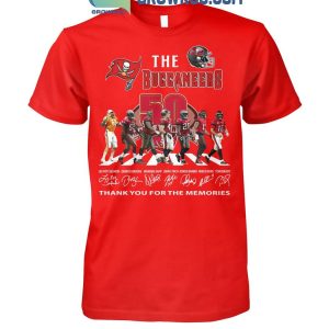 Tampa Bay Buccaneers 50 Years Of The Victory T-Shirt