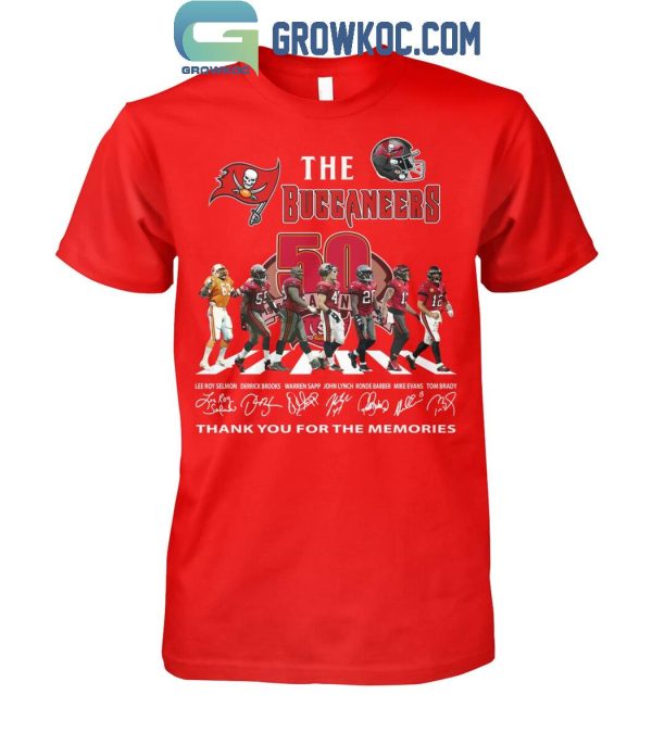 Tampa Bay Buccaneers 50 Years Of The Victory T-Shirt