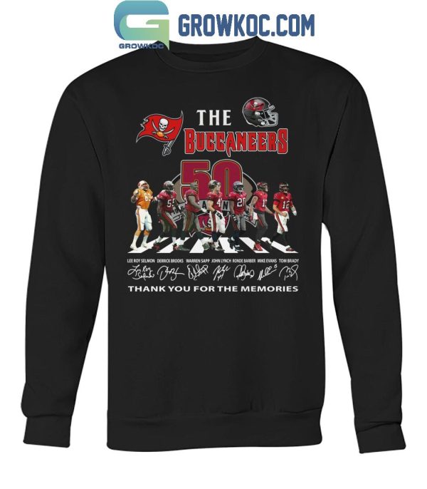 Tampa Bay Buccaneers 50 Years Of The Victory T-Shirt