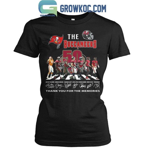 Tampa Bay Buccaneers 50 Years Of The Victory T-Shirt