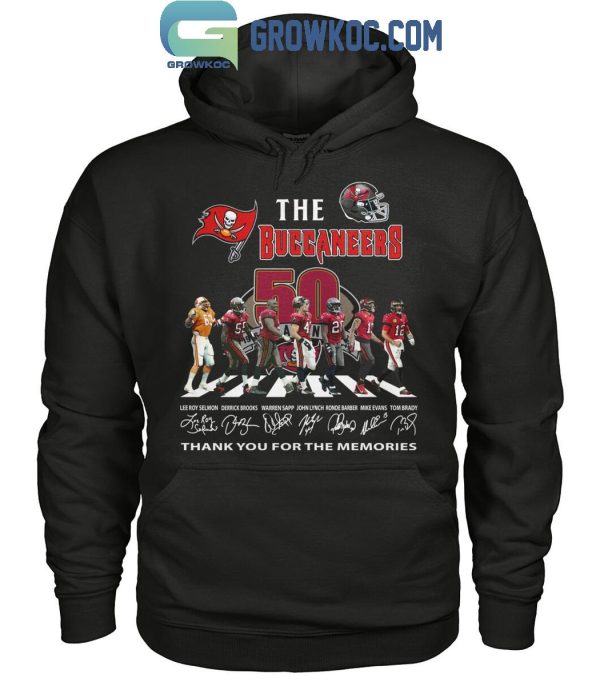 Tampa Bay Buccaneers 50 Years Of The Victory T-Shirt