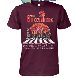 Tampa Bay Buccaneers Thank You For The Memories Of The Buccaneers T-Shirt