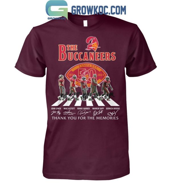 Tampa Bay Buccaneers Thank You For The Memories Of The Buccaneers T-Shirt