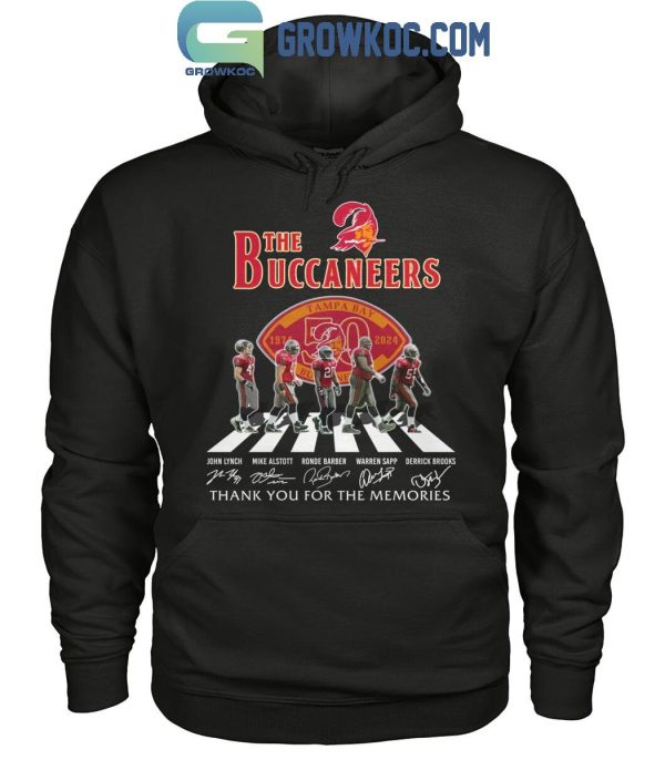 Tampa Bay Buccaneers Thank You For The Memories Of The Buccaneers T-Shirt