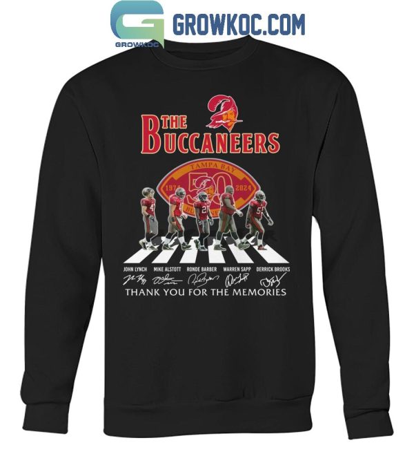 Tampa Bay Buccaneers Thank You For The Memories Of The Buccaneers T-Shirt