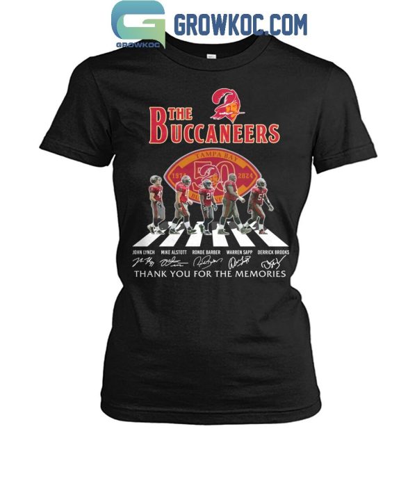 Tampa Bay Buccaneers Thank You For The Memories Of The Buccaneers T-Shirt