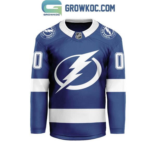 Tampa Bay Lightning Be The Fighter 2024 Home Personalized Hockey Jersey