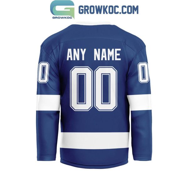 Tampa Bay Lightning Be The Fighter 2024 Home Personalized Hockey Jersey