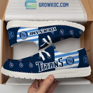 Tennessee Titans 2024 Version Personalized Hey Dude Shoes