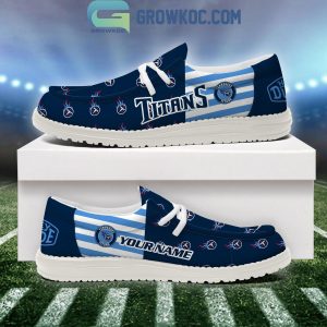 Tennessee Titans 2024 Version Personalized Hey Dude Shoes